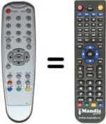 Telecomando equivalente Kathrein UFE 371 / S