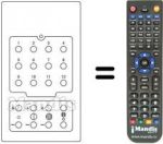 Telecomando equivalente 16 CHANNELS