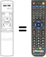 Telecomando equivalente 1AV0U10B01000