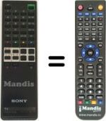 Telecomando equivalente Sony KV-M 1620