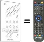 Telecomando equivalente 20 / 40 CHANNELS US