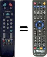 Telecomando equivalente Vestel 8270
