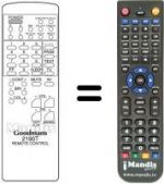 Telecomando equivalente 2190 T