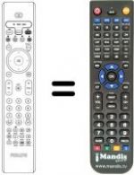 Telecomando equivalente Aristona 42 PF 7520 D