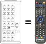 Telecomando equivalente UNIVERSUM 9562034