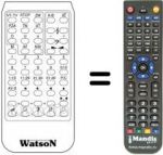 Telecomando equivalente 40 CHANNELS IR