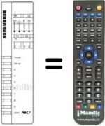 Telecomando equivalente IMC 7 T