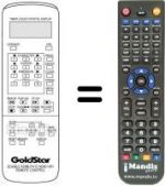 Telecomando equivalente LG GHV-8430 P