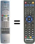 Telecomando equivalente LG 37 LB 1RR