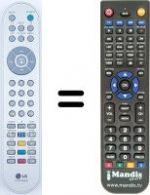 Telecomando equivalente LG 15 LC 1R