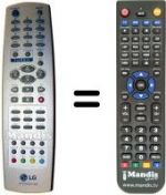Telecomando equivalente LG RZ 29FA34 RB