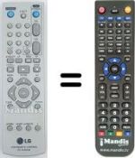 Telecomando equivalente LG LV 4285