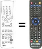 Telecomando equivalente 7000 / 3