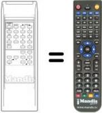 Telecomando equivalente Universum 728922.6
