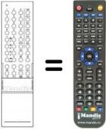 Telecomando equivalente 655602 H