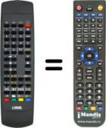 Telecomando equivalente Loewe 68492