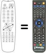Telecomando equivalente UKV 910