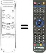 Telecomando equivalente 97P1R2BU02