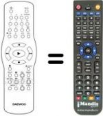 Telecomando equivalente 97P1R2CPA1