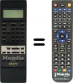 Telecomando equivalente A05141 LCD