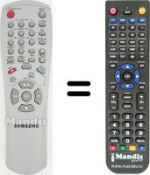 Telecomando equivalente Samsung SV-430 F
