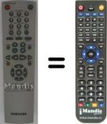 Telecomando equivalente Samsung SV 657 X