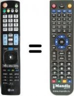 Telecomando equivalente LG 55 LW 450