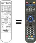 Telecomando equivalente B01007 SHOWVIEW