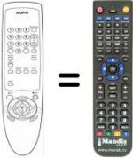 Telecomando equivalente Sanyo VHR-M290 EV