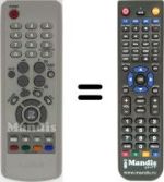 Telecomando equivalente Samsung SYNCMASTER 941 MP
