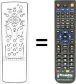 Telecomando equivalente MB 100