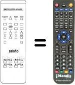 Telecomando equivalente Saisho CT 208