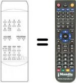 Telecomando equivalente Atlantic CTV 3715