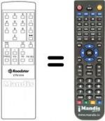 Telecomando equivalente CTV 514