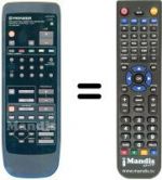 Telecomando equivalente Pioneer SD T50W1
