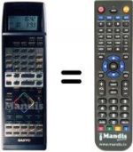 Telecomando equivalente Sanyo VHR-D5670 I