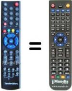 Telecomando equivalente Technisat DIGIBOXX T4