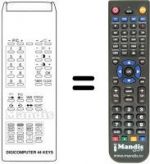 Telecomando equivalente DIGICOMPUTER 44 KEYS