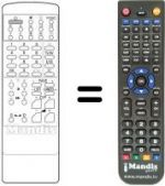 Telecomando equivalente Daewoo DMQ 2997