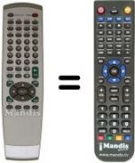 Telecomando equivalente DVD 3151