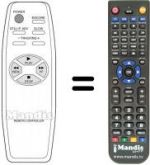 Telecomando equivalente Daewoo DVF 300