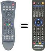 Telecomando equivalente Vestel DVR-T 1101