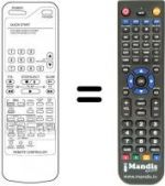 Telecomando equivalente Daewoo DVR 4167 D / P