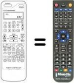 Telecomando equivalente Daewoo DVR 7375
