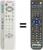 Telecomando equivalente Panasonic TX-32PG30 D