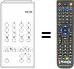 Telecomando equivalente FB 616