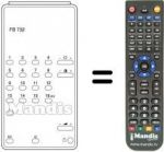 Telecomando equivalente FB 732