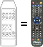 Telecomando equivalente 105-523J