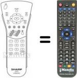 Telecomando equivalente Sharp LC 15 C2E