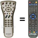 Telecomando equivalente Sharp LC 22 SV2E